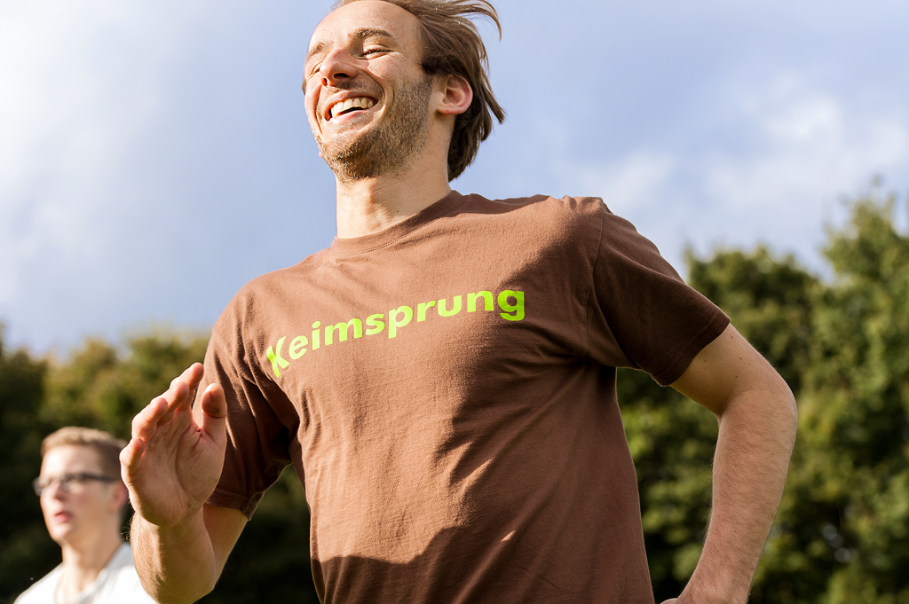 Philipp Preiss, einer der Begründer der Sportart Keimsprung. Foto: keimsprung/Philipp Preiss und Stefan Tönnies