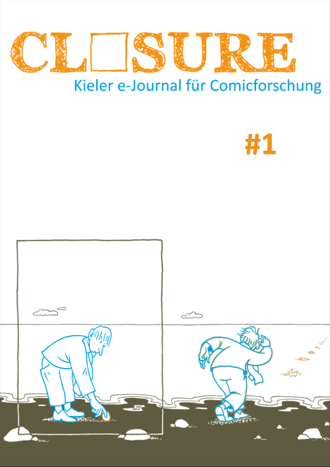 Die erste Ausgabe von CLOSURE, dem ersten deutschen e-Journal für Comicforschung, ist November erschienen. Grafik: Volker Sponholz
